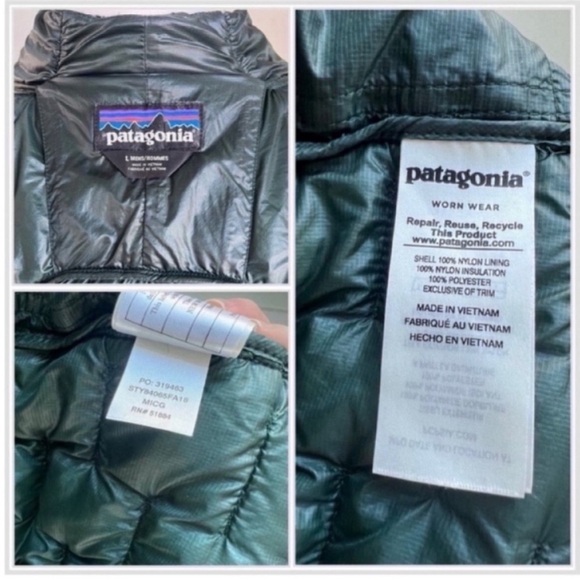 Patagonia Men's Micro Puff Jacket Micro Green Large
Like New - Picture 7 of 13